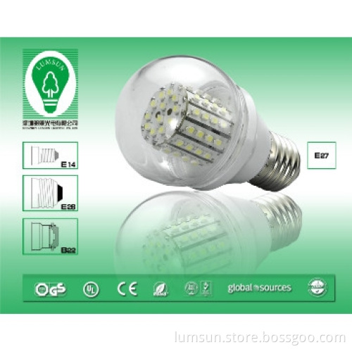 CE RoHS 110VAC LED global bulb 3W super bright E27 Base